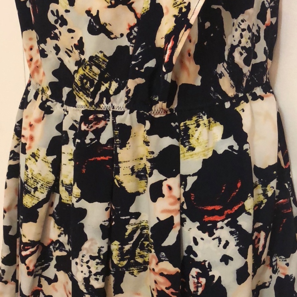 GAP Navy Floral Print Dress - Picture 3 of 6